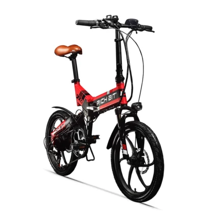 TOP-730 20" Folding Electric Bike – Lightweight Aluminum Frame, 48V Battery, 80km Range, One-Piece Wheel Design